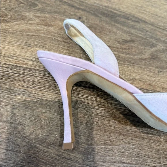 Manolo Blahnik Pink Slingback Heels - Picture 10 of 13